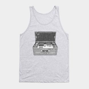 Vintage portable cassette recorder Tank Top